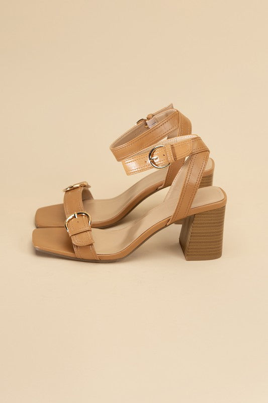 TREATY-S Buckle Sandal Heel Fortune Dynamic