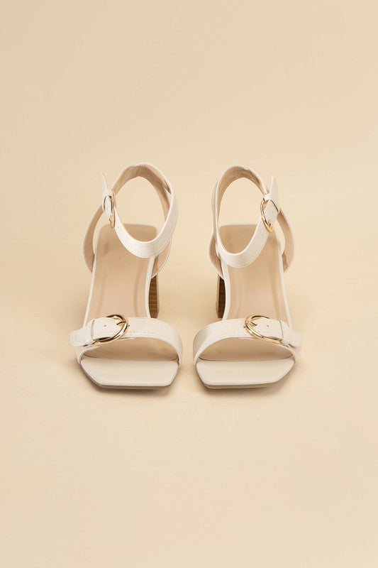 TREATY-S Buckle Sandal Heel Fortune Dynamic