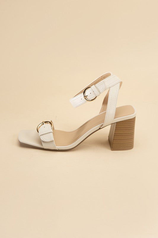 TREATY-S Buckle Sandal Heel Fortune Dynamic