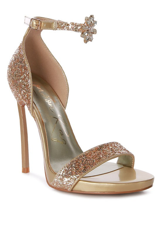 Straight Fire High Heel Glitter Stilettos Rag Company