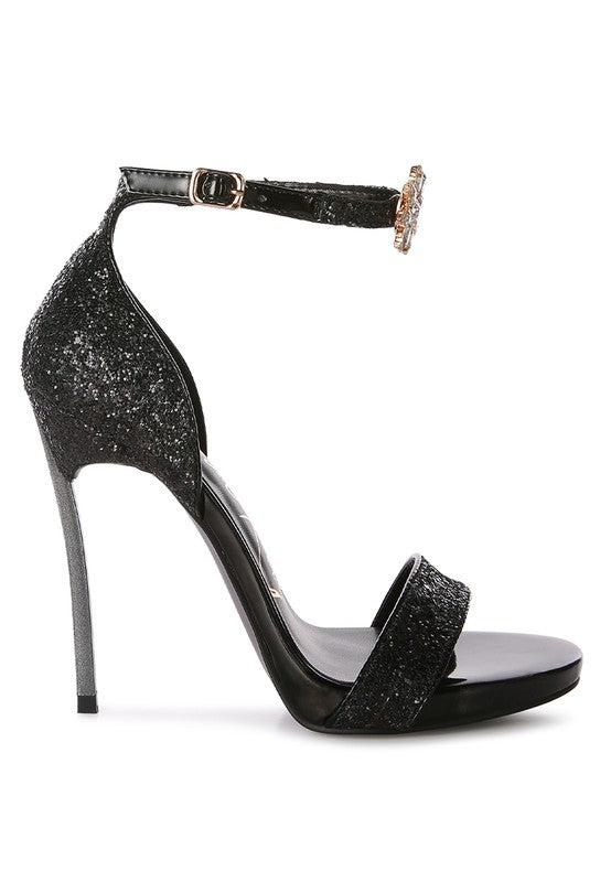 Straight Fire High Heel Glitter Stilettos Rag Company