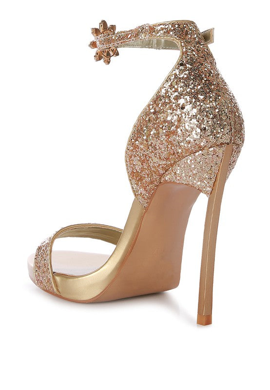 Straight Fire High Heel Glitter Stilettos Rag Company