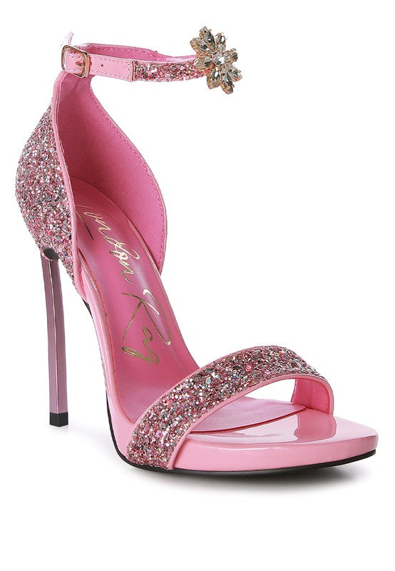 Straight Fire High Heel Glitter Stilettos Rag Company