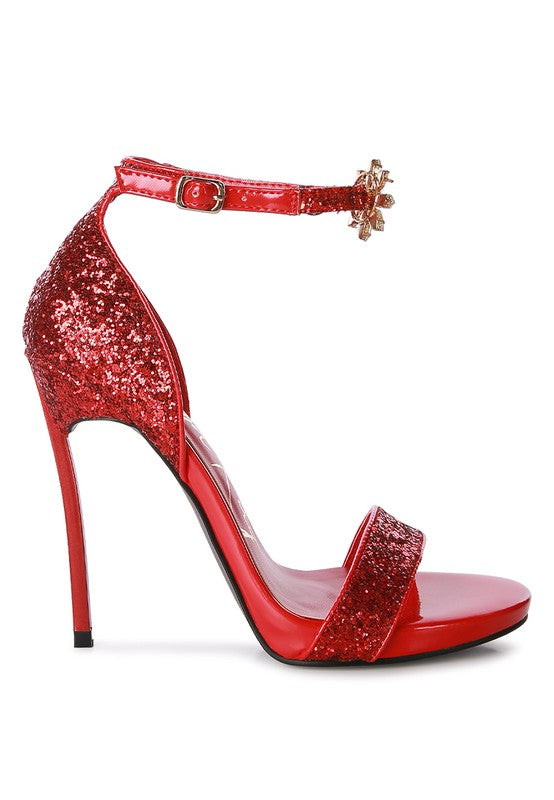 Straight Fire High Heel Glitter Stilettos Rag Company