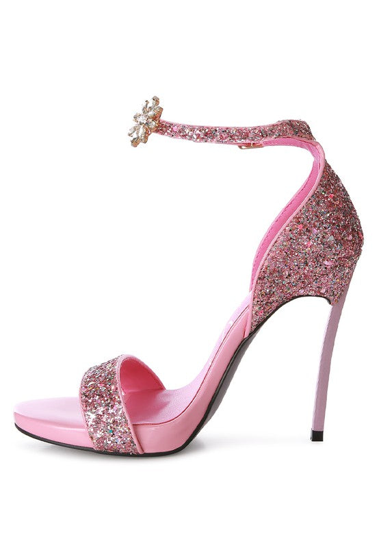 Straight Fire High Heel Glitter Stilettos Rag Company