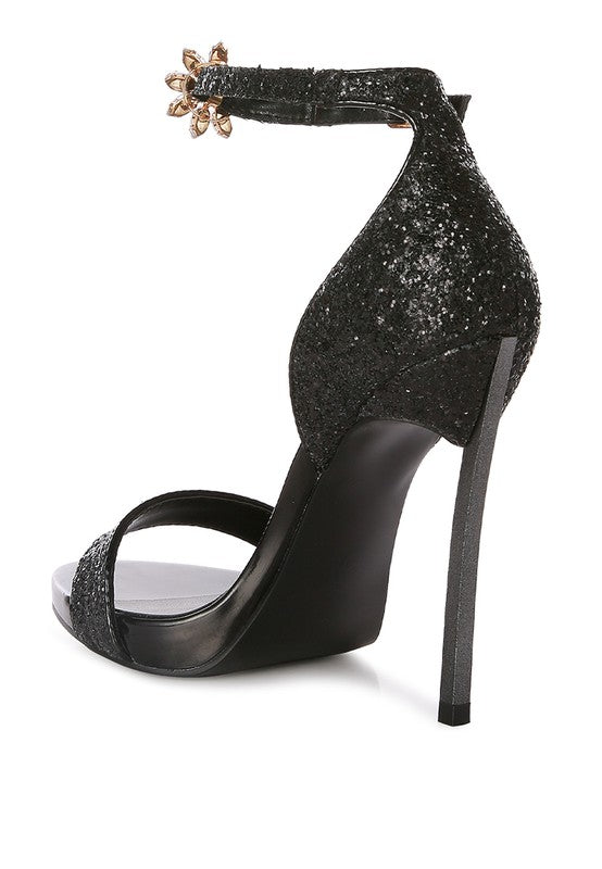 Straight Fire High Heel Glitter Stilettos Rag Company