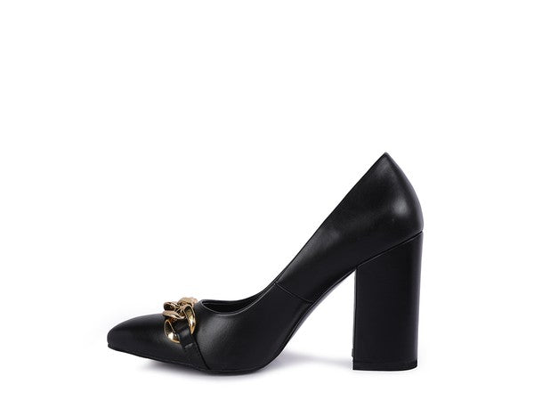 Majesty Block Heel Pumps Rag Company