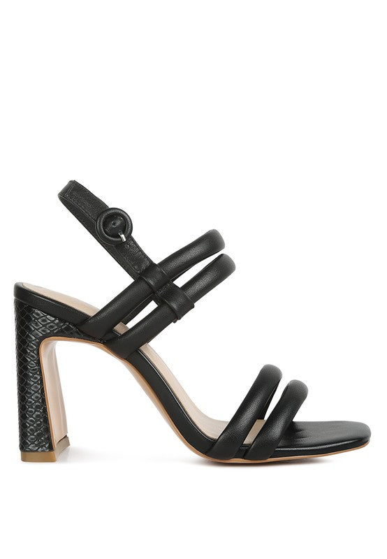 AVIANNA Slim Block Heel Sandal Rag Company