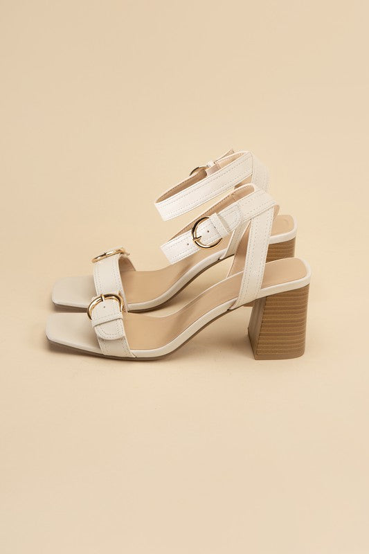 TREATY-S Buckle Sandal Heel Fortune Dynamic