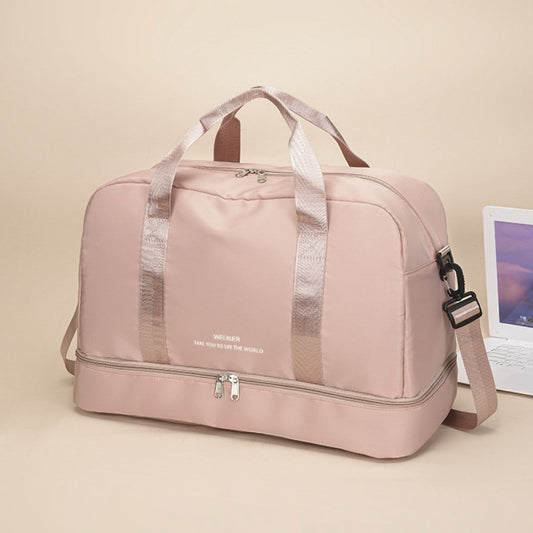 Detachable Strap Nylon Oversize Travel Bag Trendsi