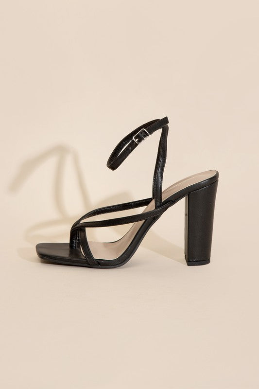 NILE-5 Thong Strappy Heels Top Guy Footwear