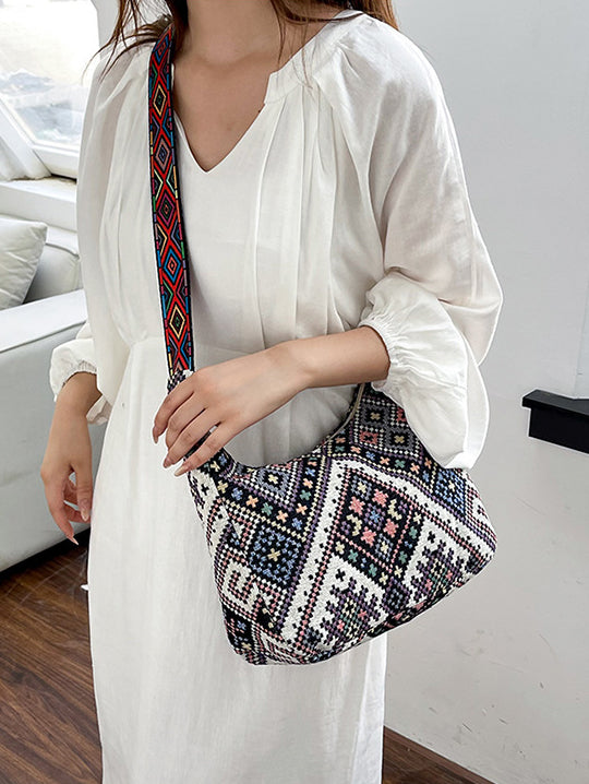 Geometric Adjustable Strap Crossbody Bag Trendsi