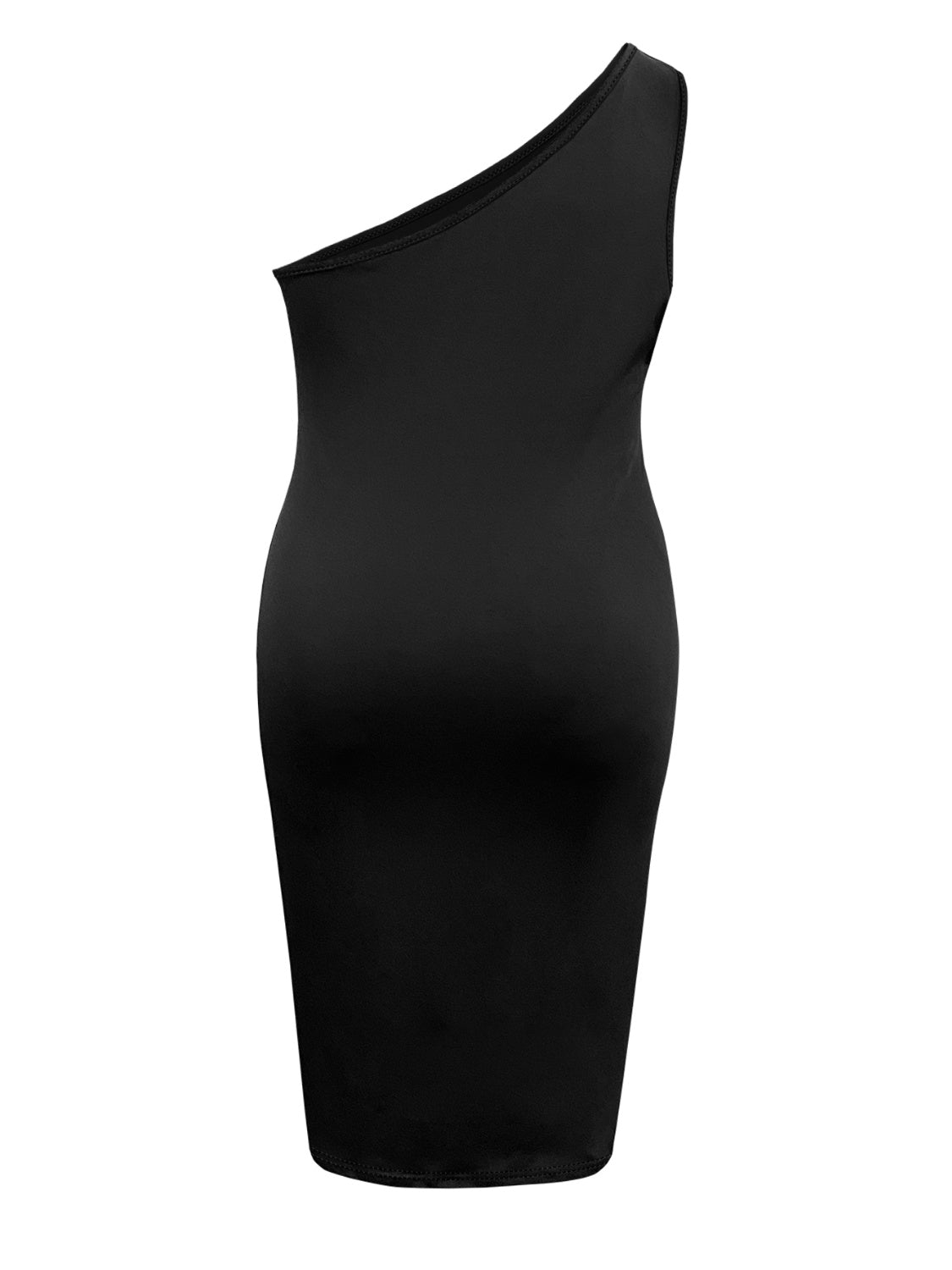 Plus Size Twisted One Shoulder Sleeveless Midi Dress Trendsi