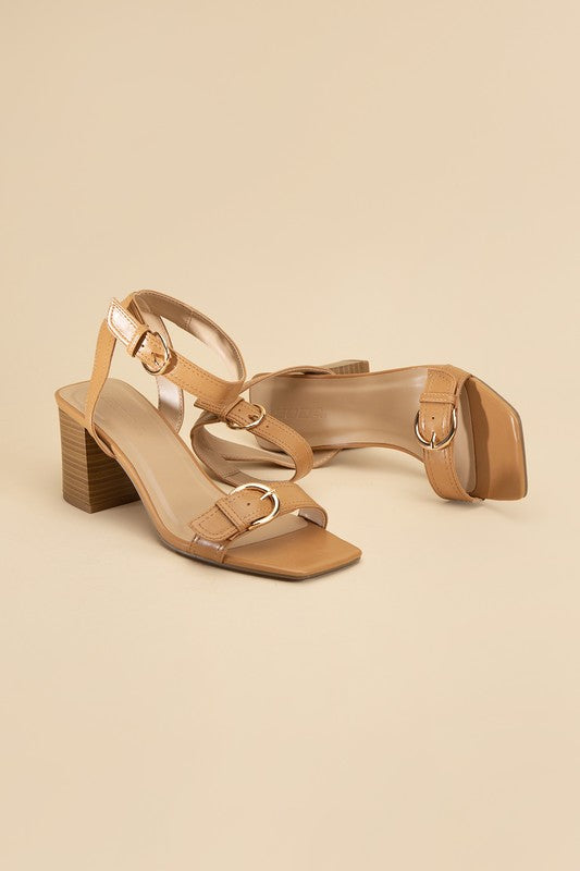 TREATY-S Buckle Sandal Heel Fortune Dynamic