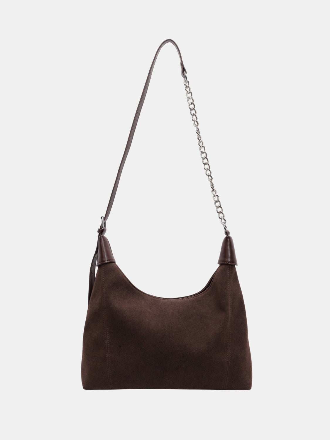 Suede Adjustable Strap Shoulder Bag Trendsi