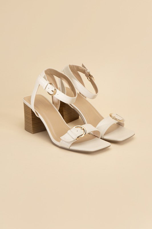 TREATY-S Buckle Sandal Heel Fortune Dynamic