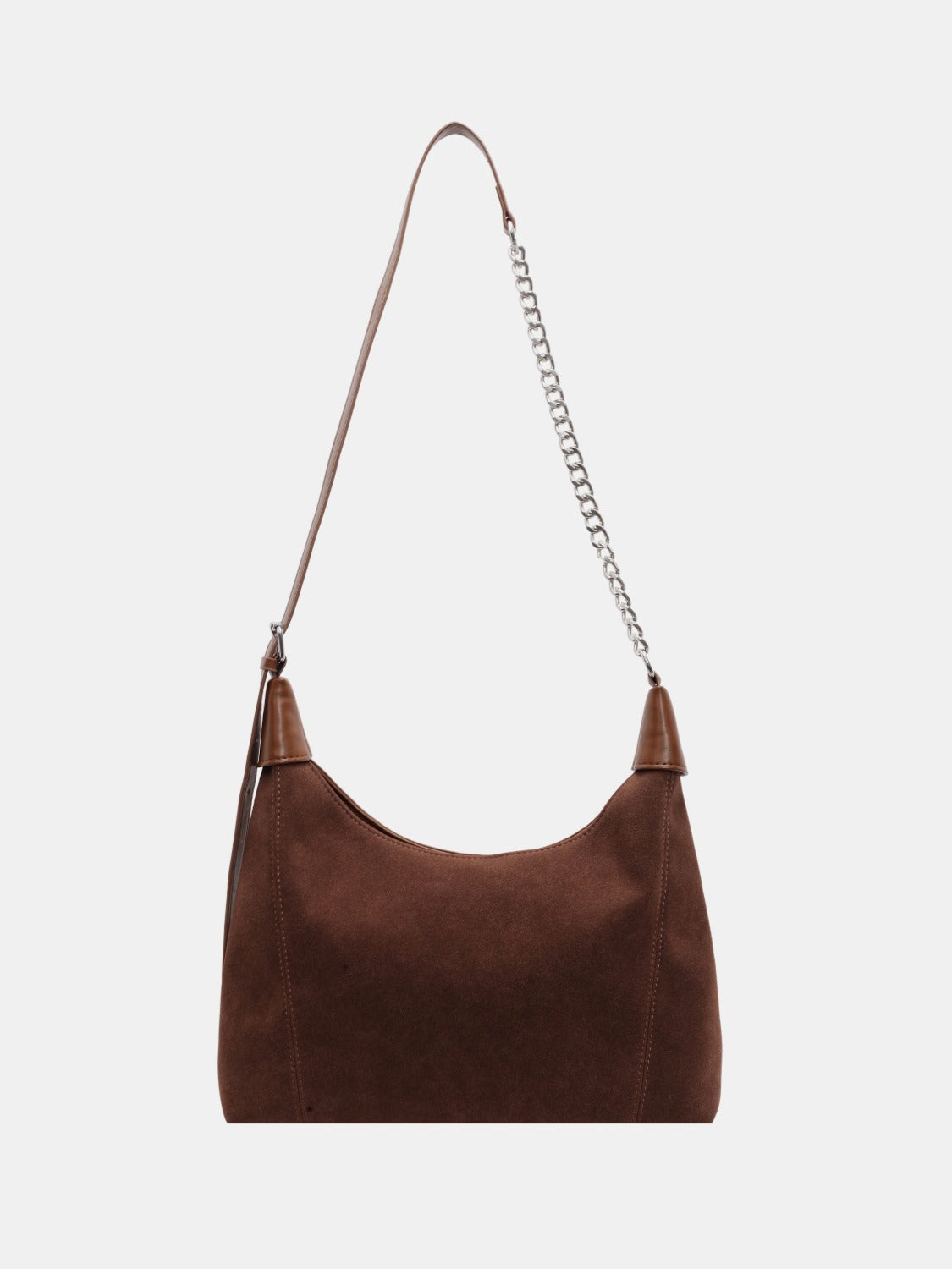 Suede Adjustable Strap Shoulder Bag Trendsi