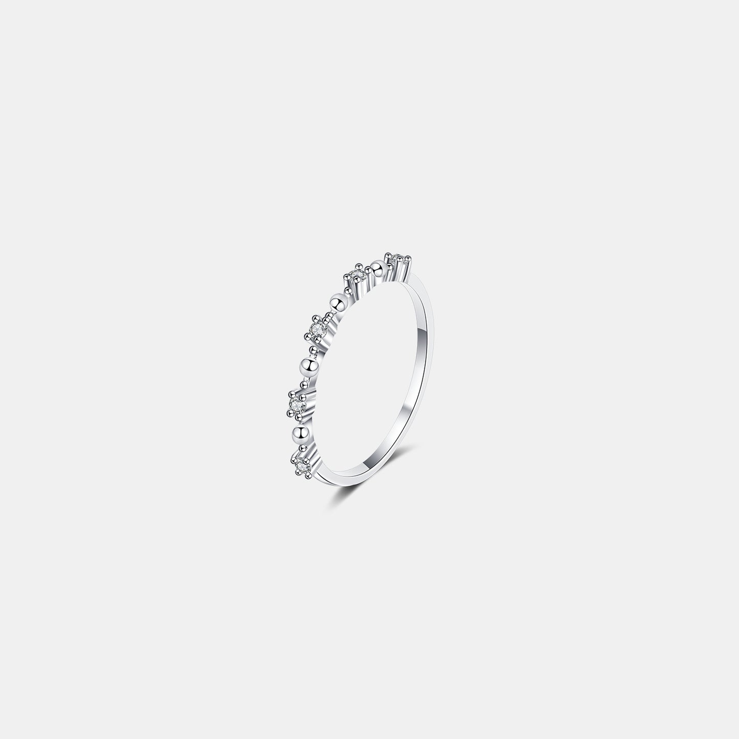 Moissanite 925 Sterling Silver Ring Trendsi