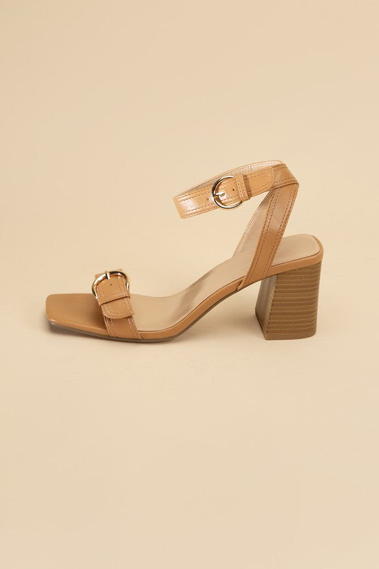 TREATY-S Buckle Sandal Heel Fortune Dynamic