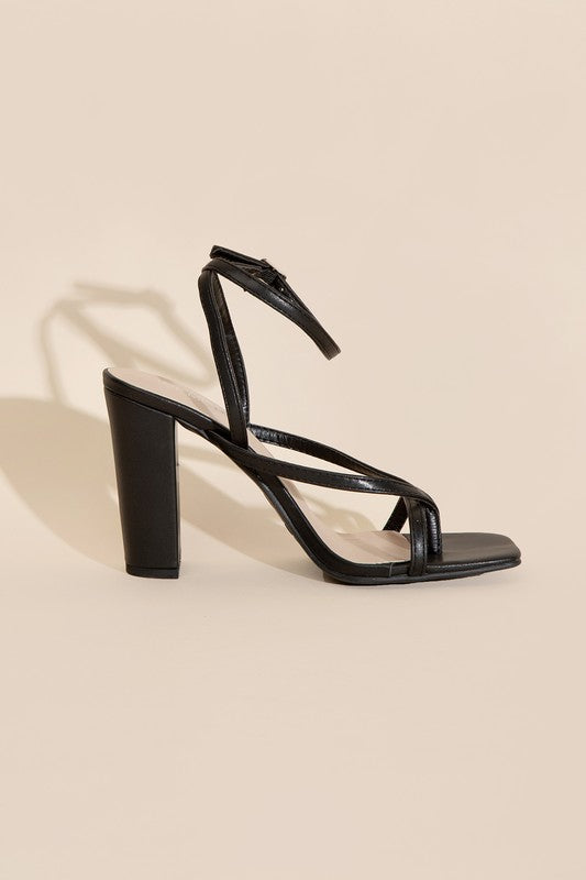 NILE-5 Thong Strappy Heels Top Guy Footwear