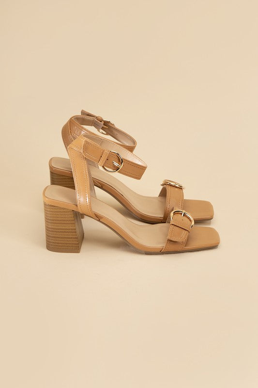 TREATY-S Buckle Sandal Heel Fortune Dynamic