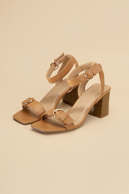 TREATY-S Buckle Sandal Heel Fortune Dynamic