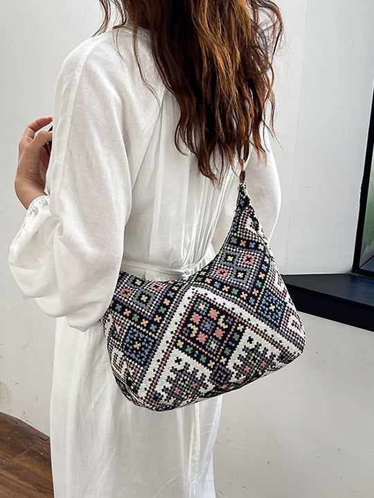 Geometric Adjustable Strap Crossbody Bag Trendsi