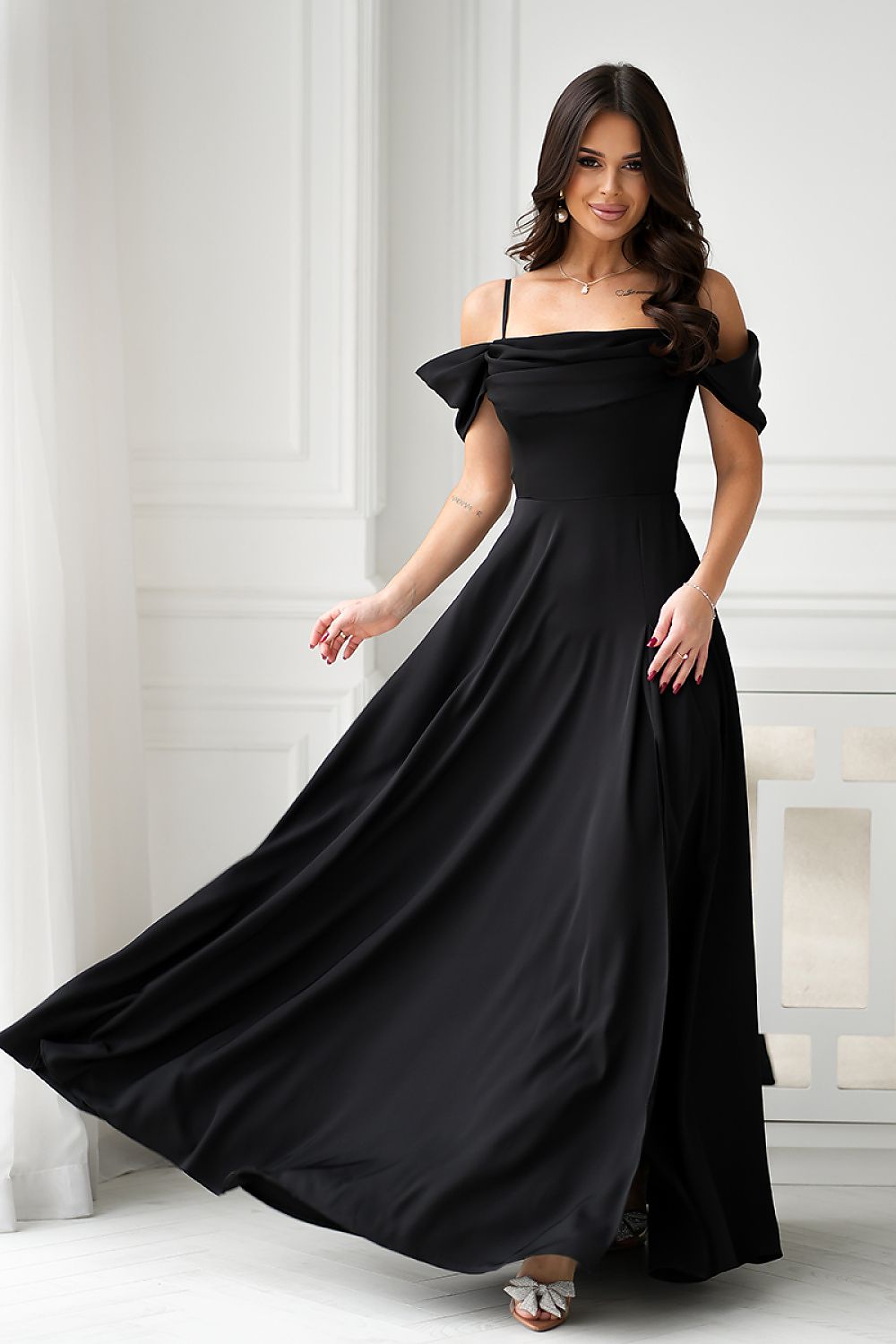 Long dress model 203761 Bicotone Bicotone