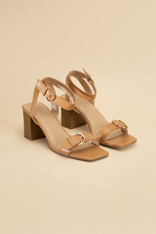 TREATY-S Buckle Sandal Heel Fortune Dynamic