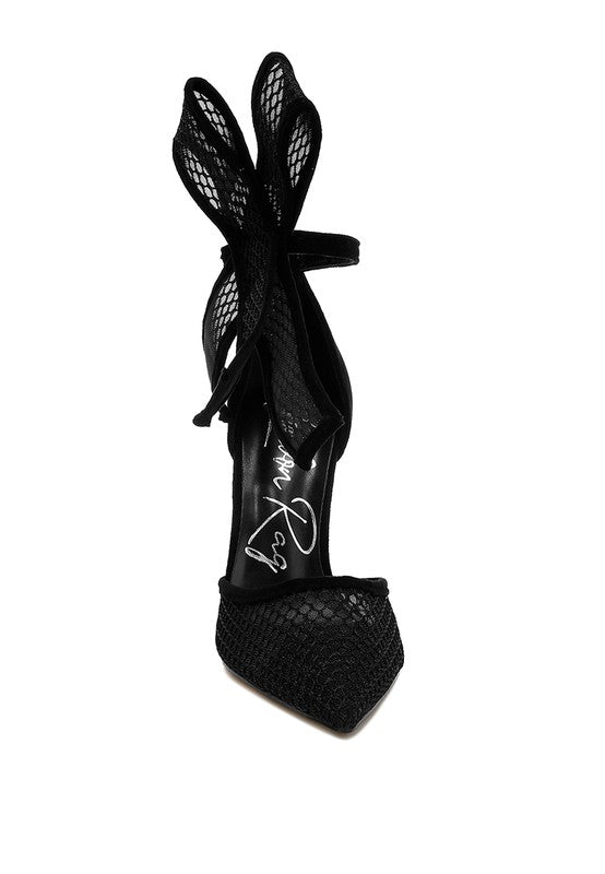 Regenta Big Bow Detail Stiletto Sandals Rag Company