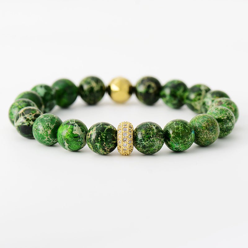 Natural Stone Beaded Bracelet - Freda Fashion