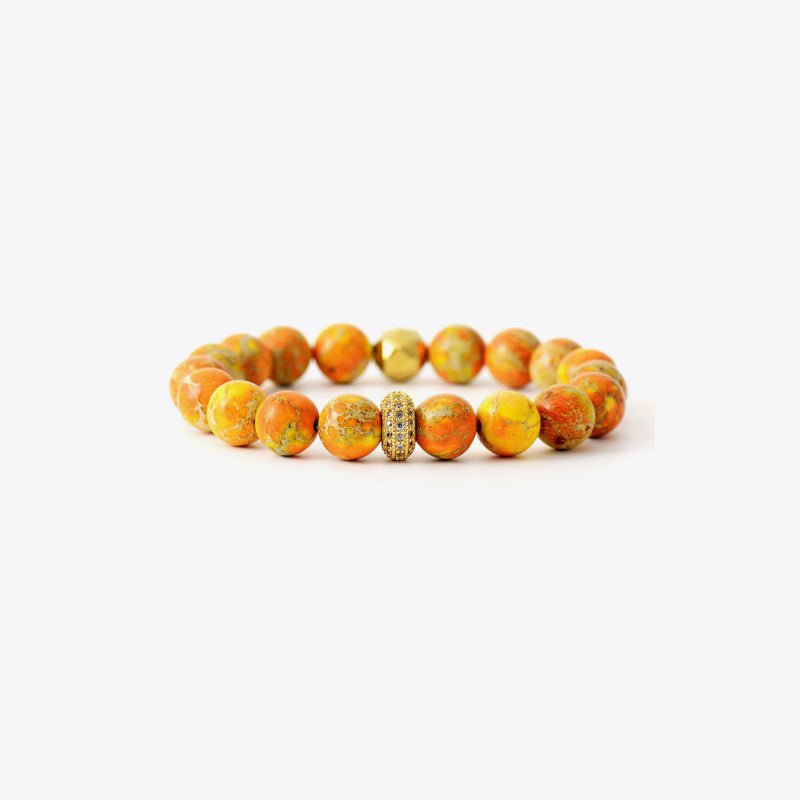 Natural Stone Beaded Bracelet - Freda Fashion