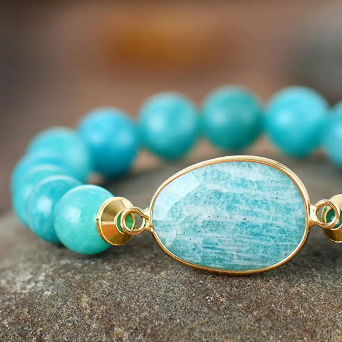 Natural Stone Beaded Bracelet - GlamBee Fashion