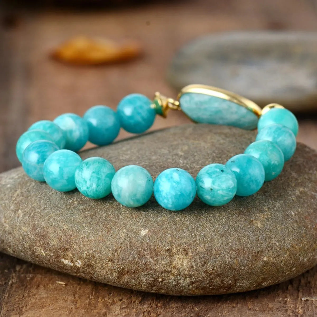 Natural Stone Beaded Bracelet - GlamBee Fashion