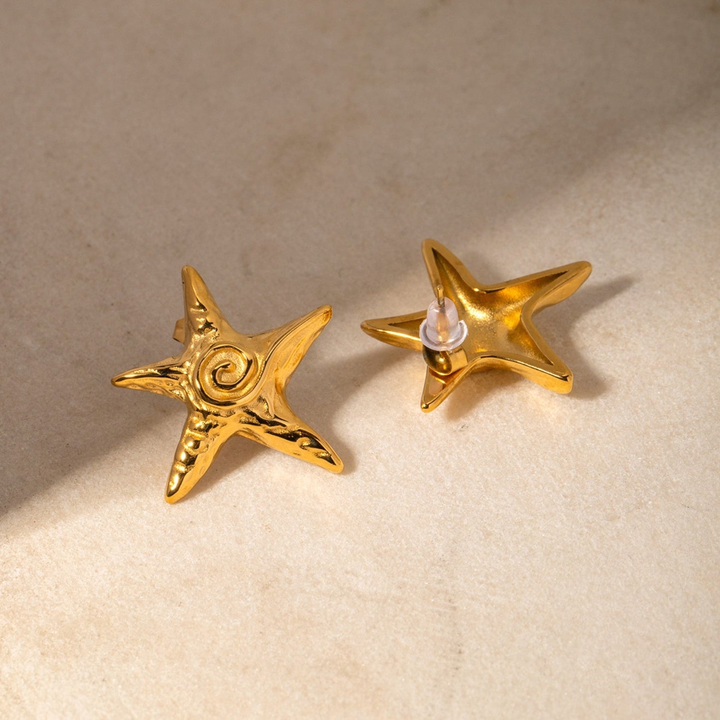 Stainless Steel Star Shape Earrings - GlamBee Fashion