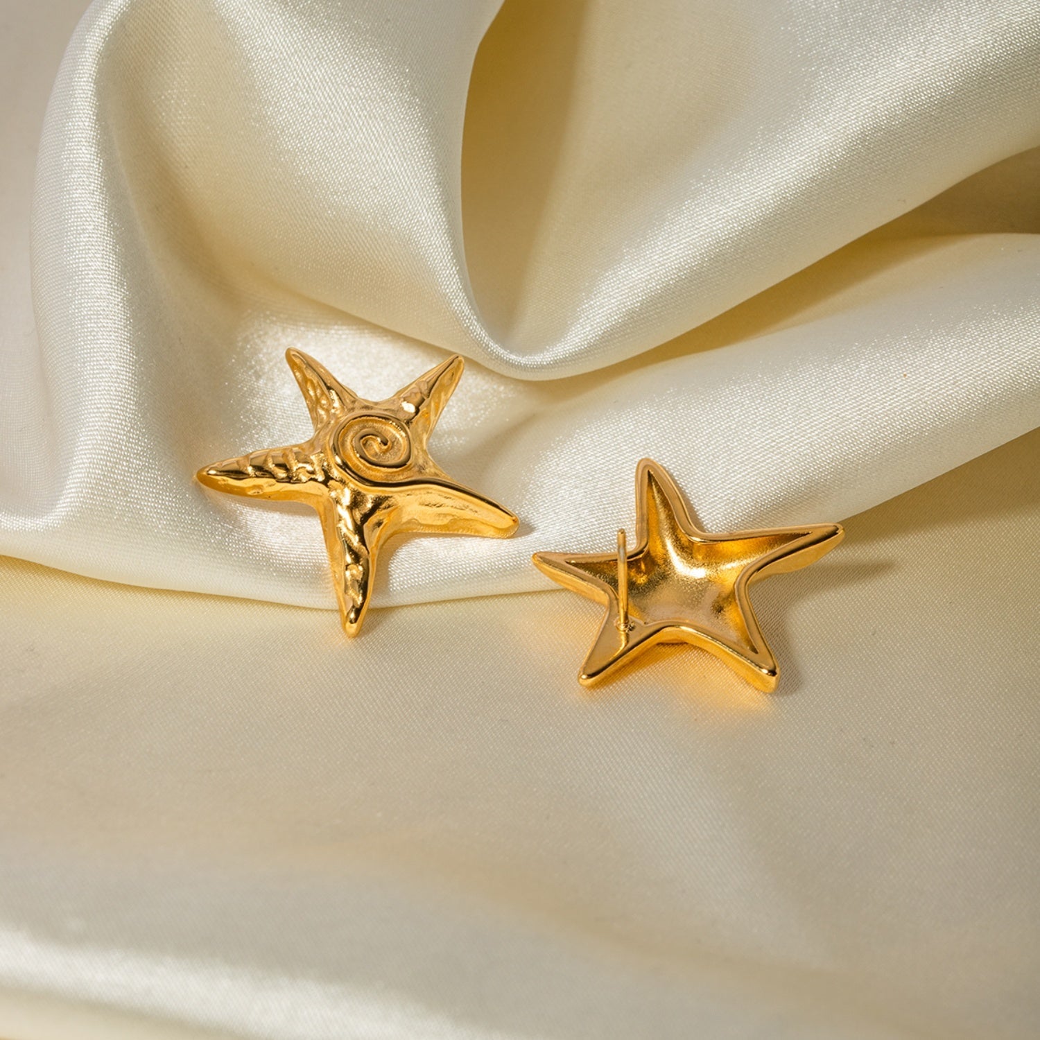 Stainless Steel Star Shape Earrings - GlamBee Fashion