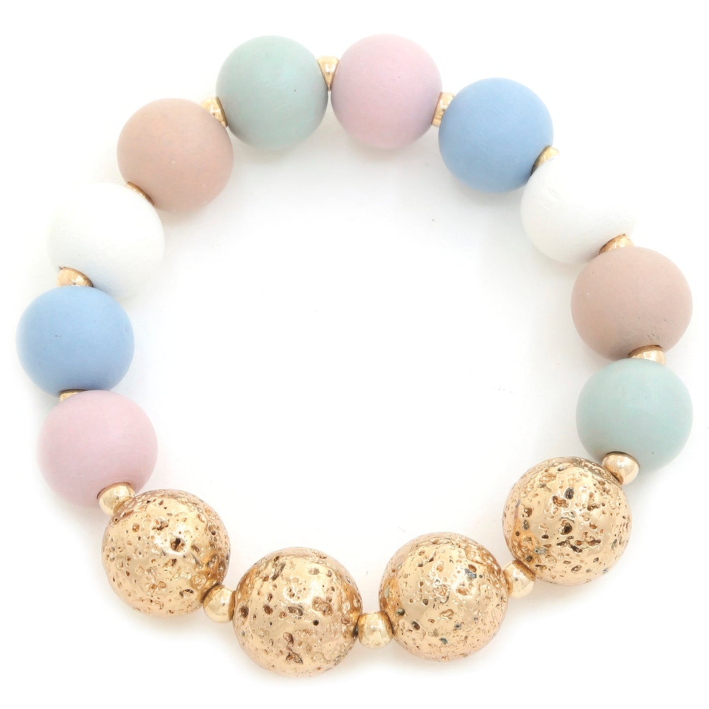 Textured Beaded Bracelet - GlamBee Fashion